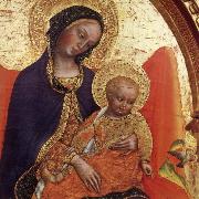 Gentile da  Fabriano Details of Madonna and child,with sts.lawrence and julian Sweden oil painting artist